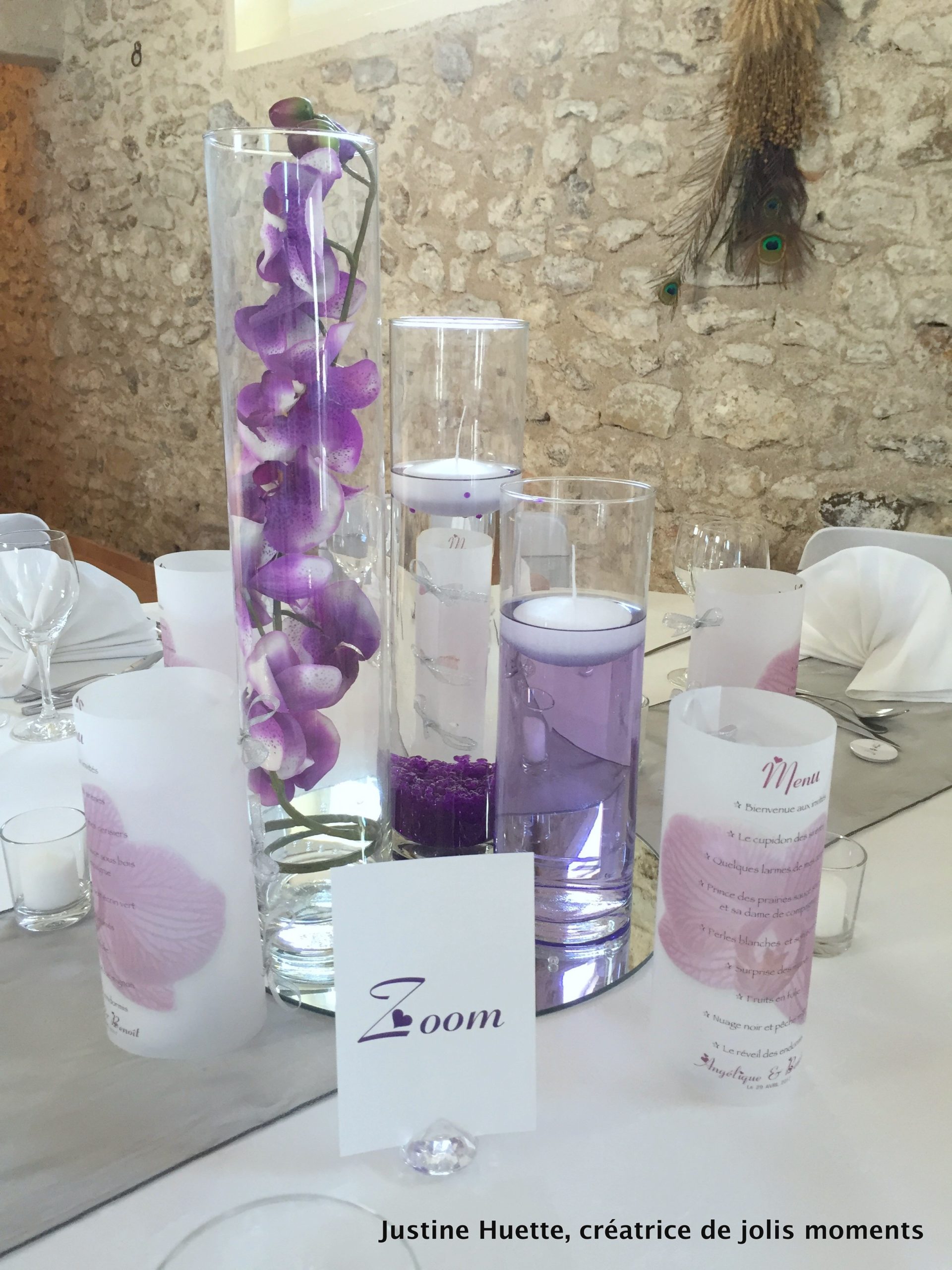 Lot de 3 vases tube en verre – Image 4