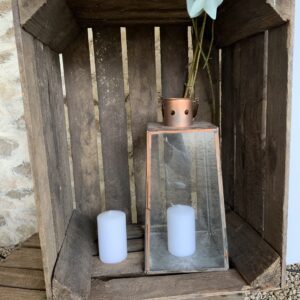 Lanterne cuivrée "Céline"