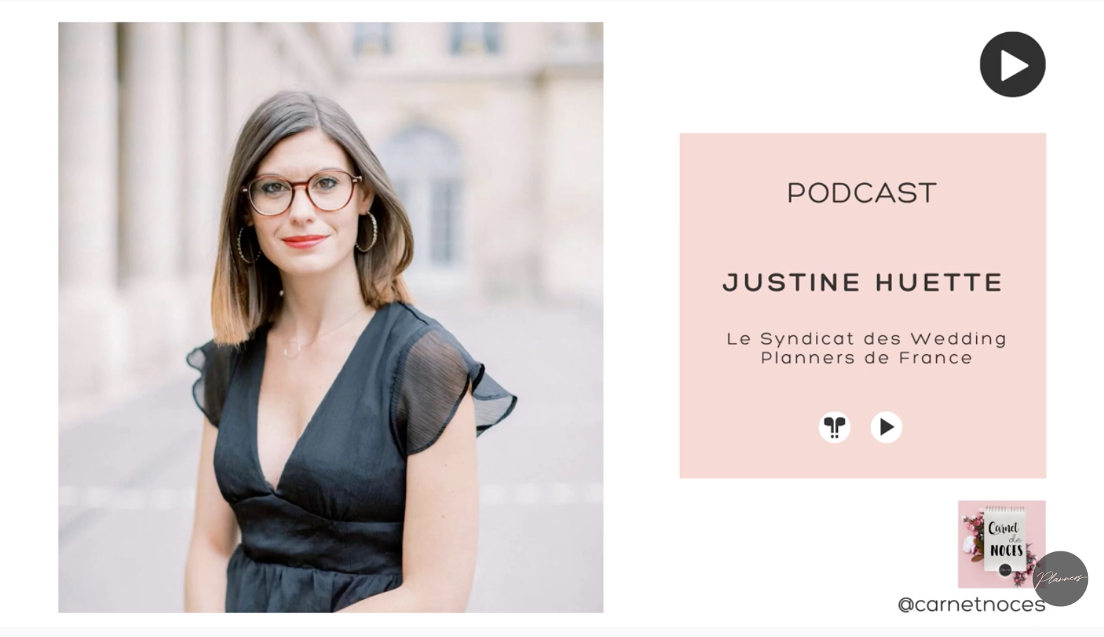 Justine Huette Secrétaire générale du syndicat des wedding-planners de france